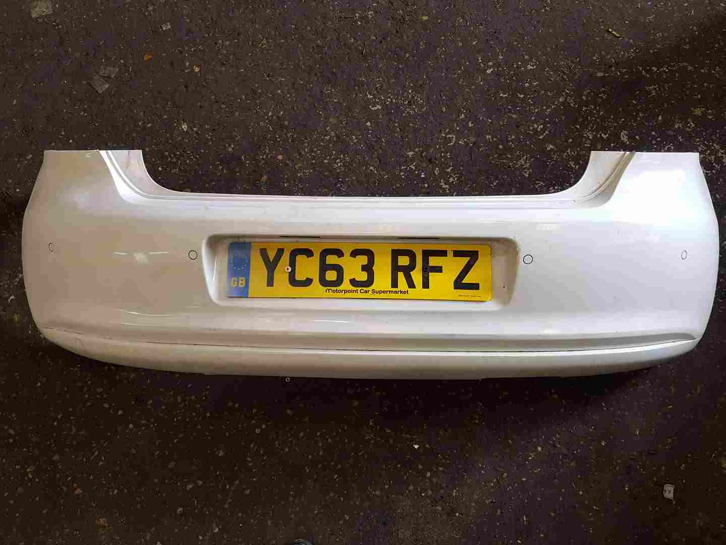 Volkswagen Polo 6R 2009-2014 Rear Bumper White Lb9a