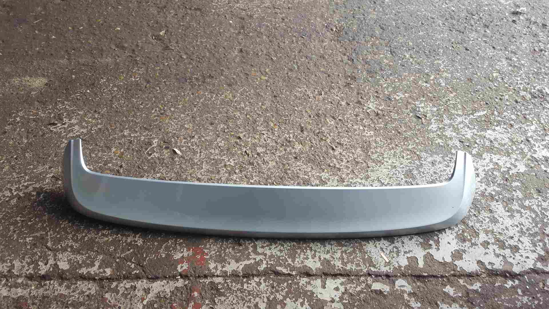 Volkswagen Polo 6R 2009-2014 Rear Spoiler Silver La7w 