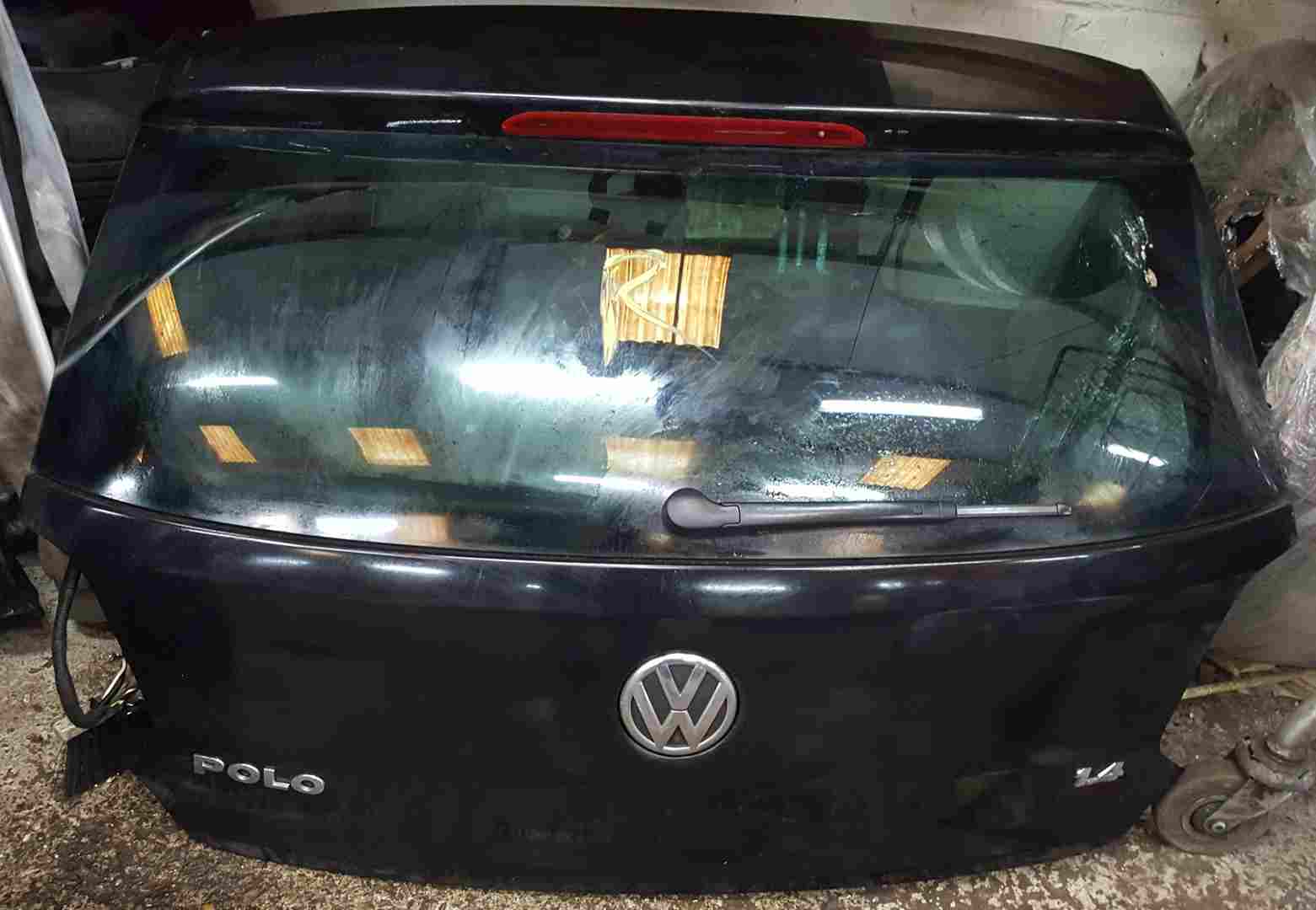 Volkswagen Polo 6R 2009-2014 Rear Tailgate Boot Black Lc9x Tinted