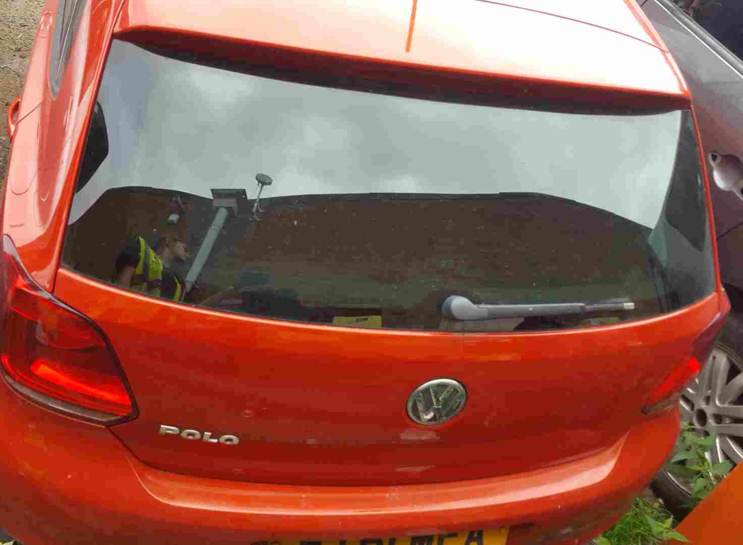 Volkswagen Polo 6R 2009-2014 Rear Tailgate Boot Orange LD2Z