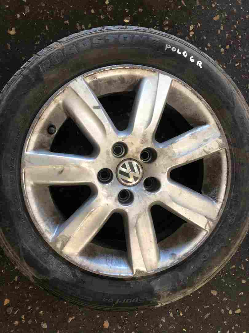 Volkswagen Polo 6R 2009-2014 Riverside Alloy Wheel + Tyre 185 60 15 5Mm 1 3/5