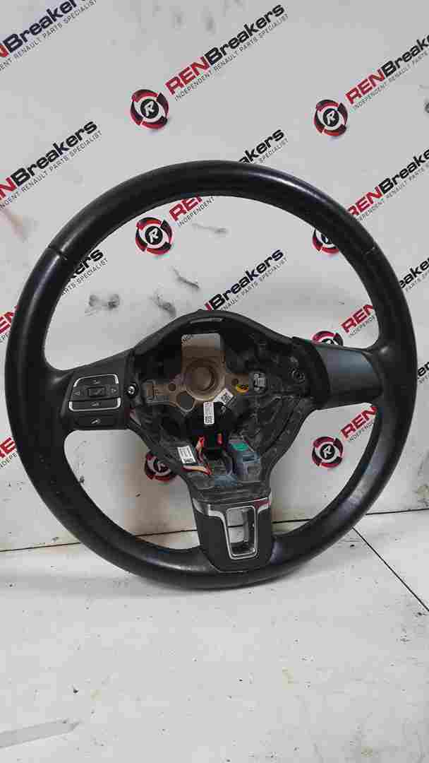 Volkswagen Polo 6R 2009-2014 Steering Wheel 6R0419091f damage