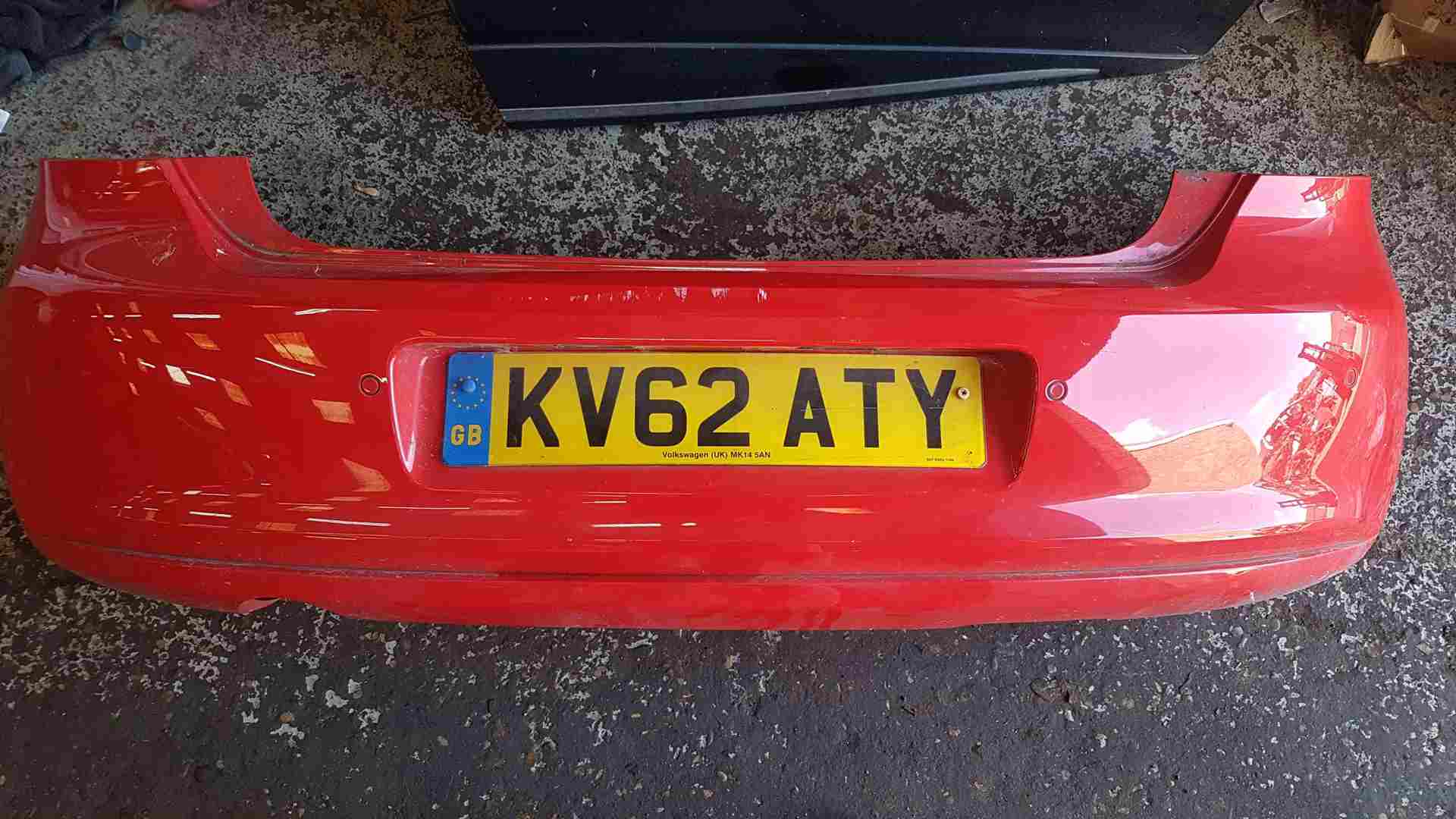 Volkswagen Polo 6R 2009-2015 1.2 TDI Rear Bumper RED Lp3g