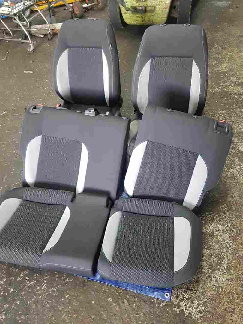 Volkswagen Polo 6R 2009-2015 R Line Cloth Interior SET Chairs Bench NO HEADREST