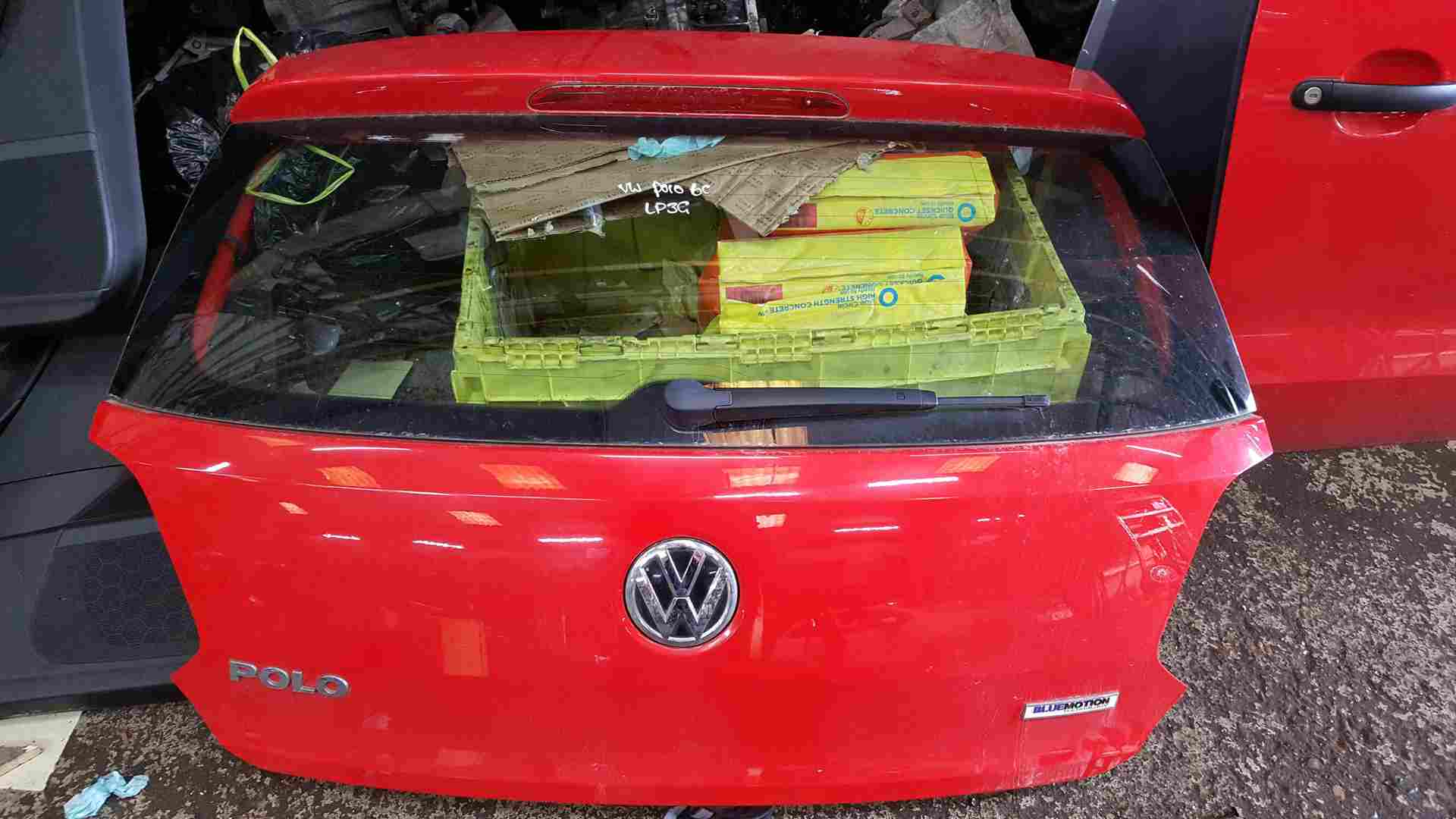 Volkswagen Polo 6R 2009-2015 Rear Boot Tailgate RED Lp3g