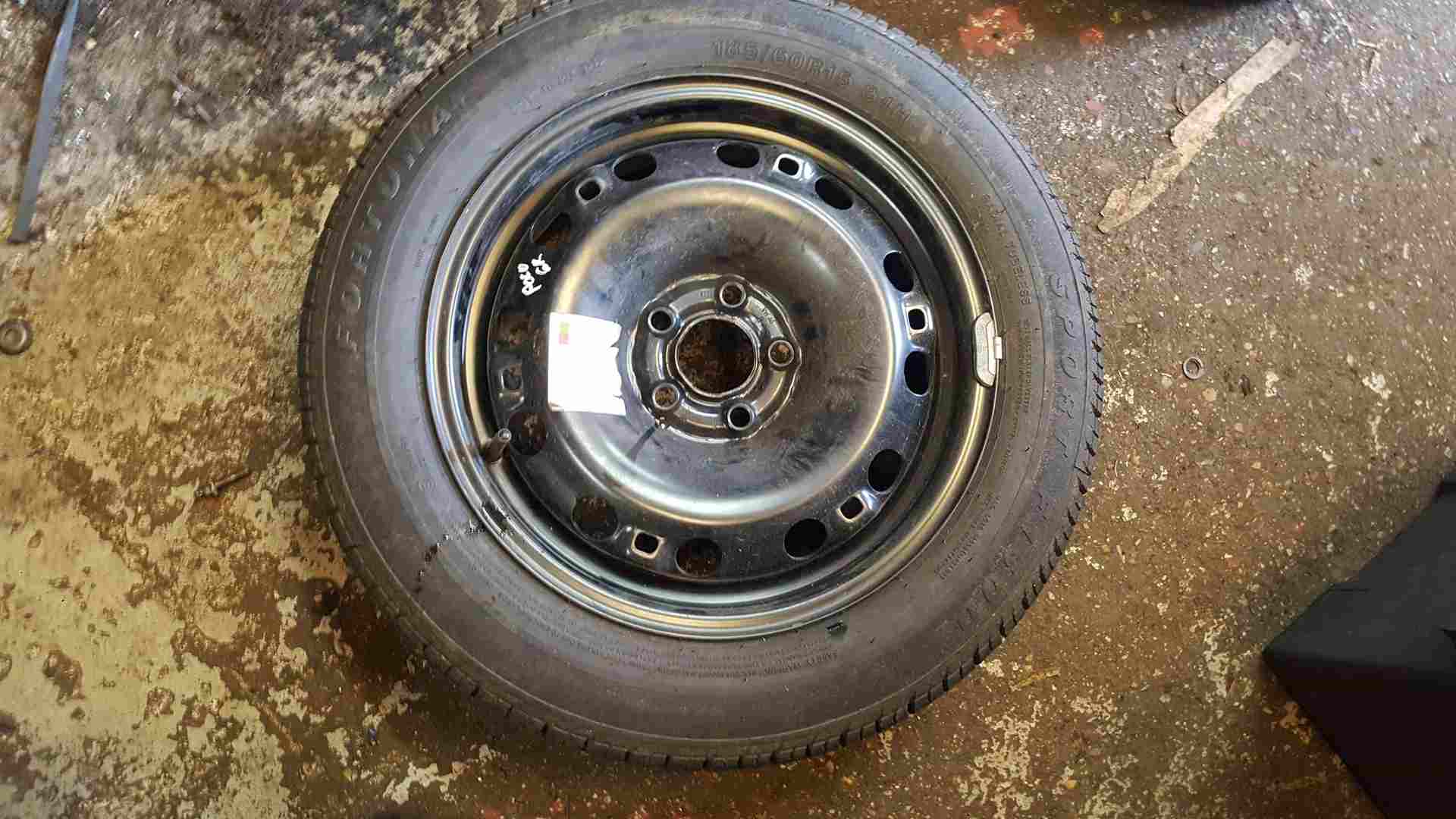 Volkswagen Polo 6R 6C 2009-2015 Space Saver Spare Wheel + Tyre 185 60 15 7Mm 5/5
