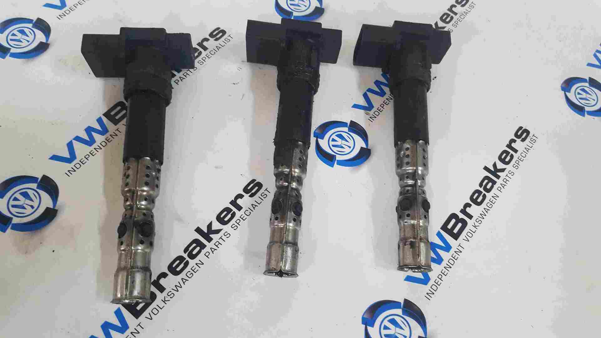 Volkswagen Polo 9N 2003-2006 1.2 6v Ignition Coil Pencil Set X3 03D905115B