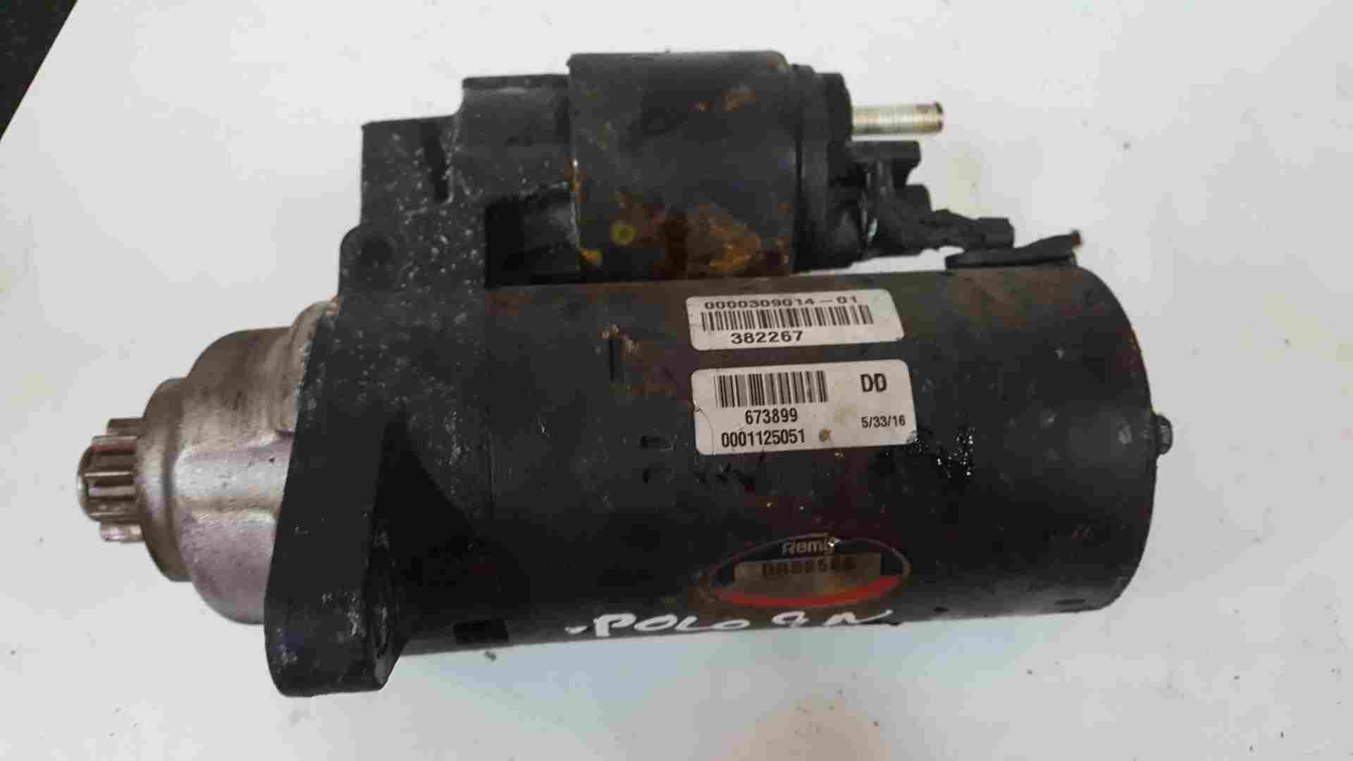 Volkswagen Polo 9N 2003-2006 1.9 SDI Starter Motor Starting ASY Remy Drs8500