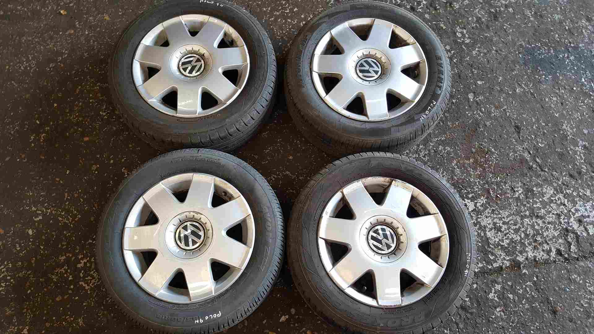 Volkswagen Polo 9N 2003-2006 Alloy Wheel SET X4 14Inch 6Q0601025k 185 60 14 6Mm