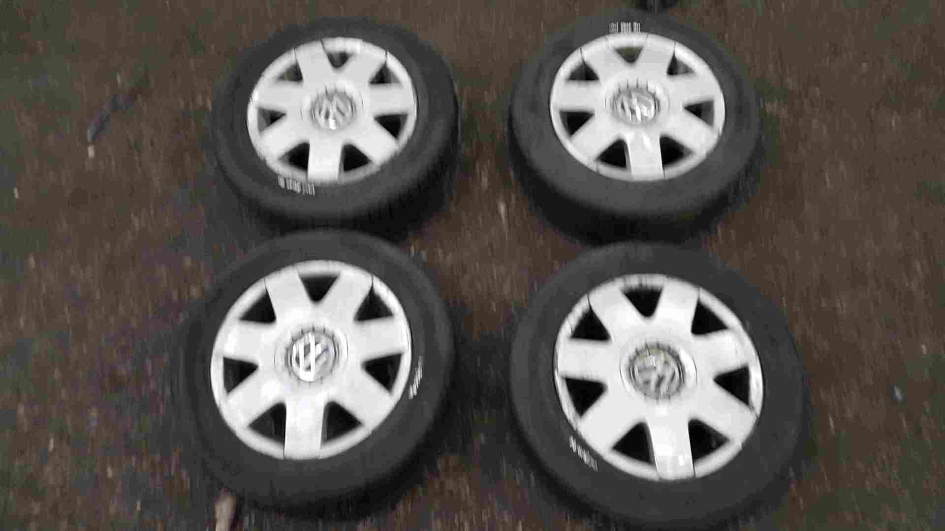 Volkswagen Polo 9N 2003-2006 Alloy Wheels Set X4 + Tyres 14Inch 6Q0601025K