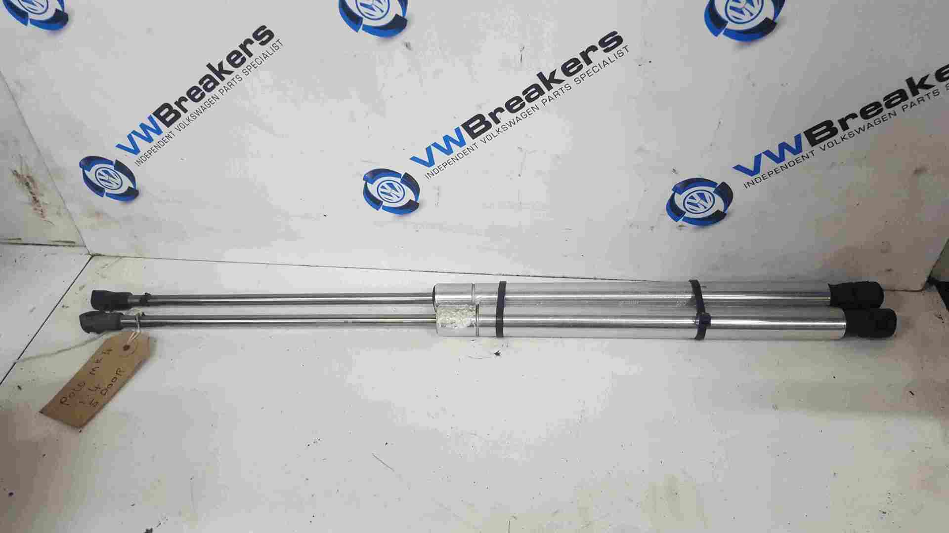 Volkswagen Polo 9N 2003-2006 Boot Struts Pair Silver 6Q6827550