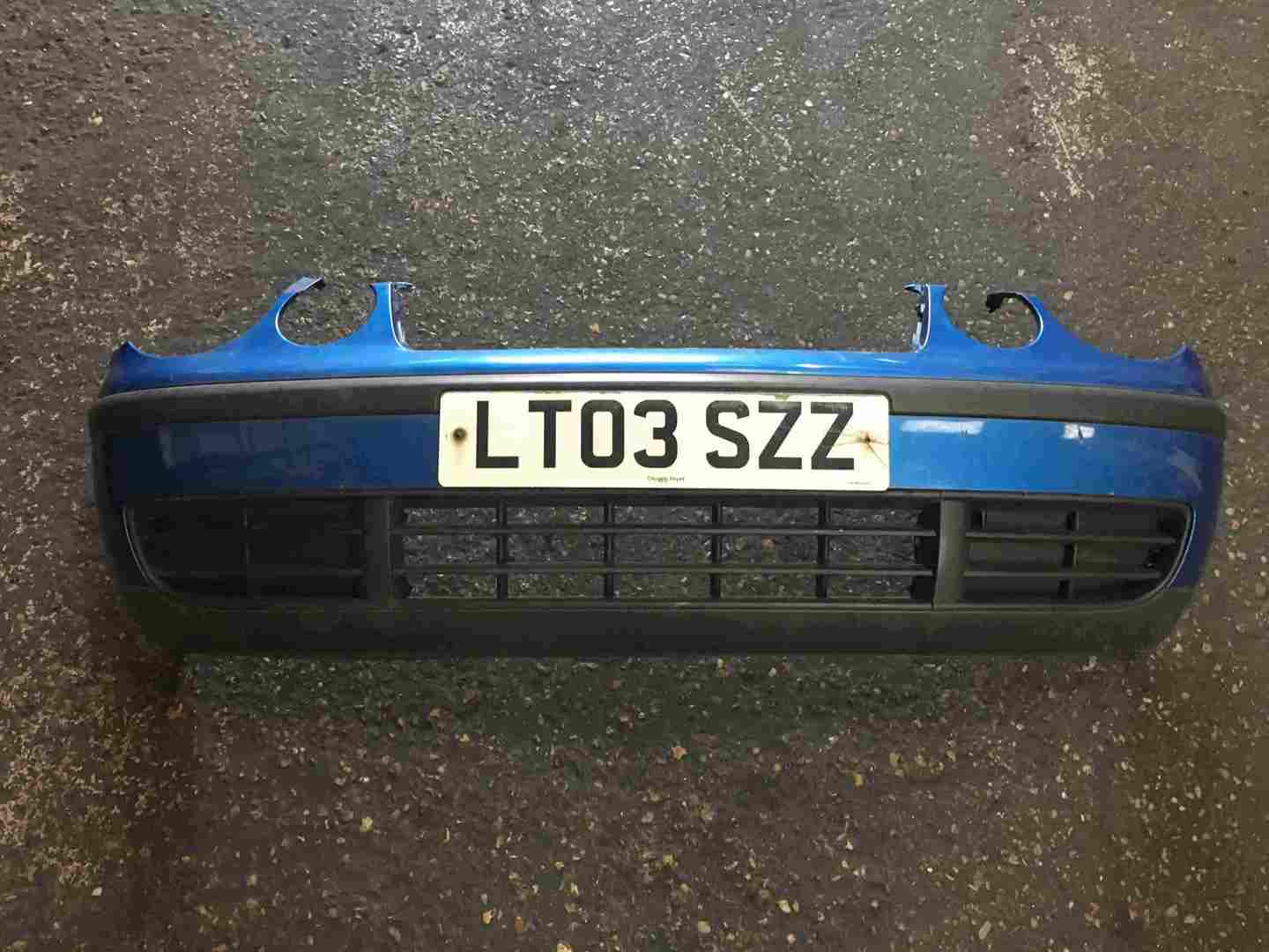 Volkswagen Polo 9N 2003-2006 Front Bumper Blue LA5M