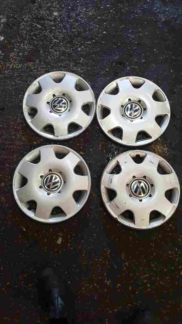 Volkswagen Polo 9N 2003-2006 HUB Cap Caps Wheel Trim Trims 14Inch 6Q0601147m