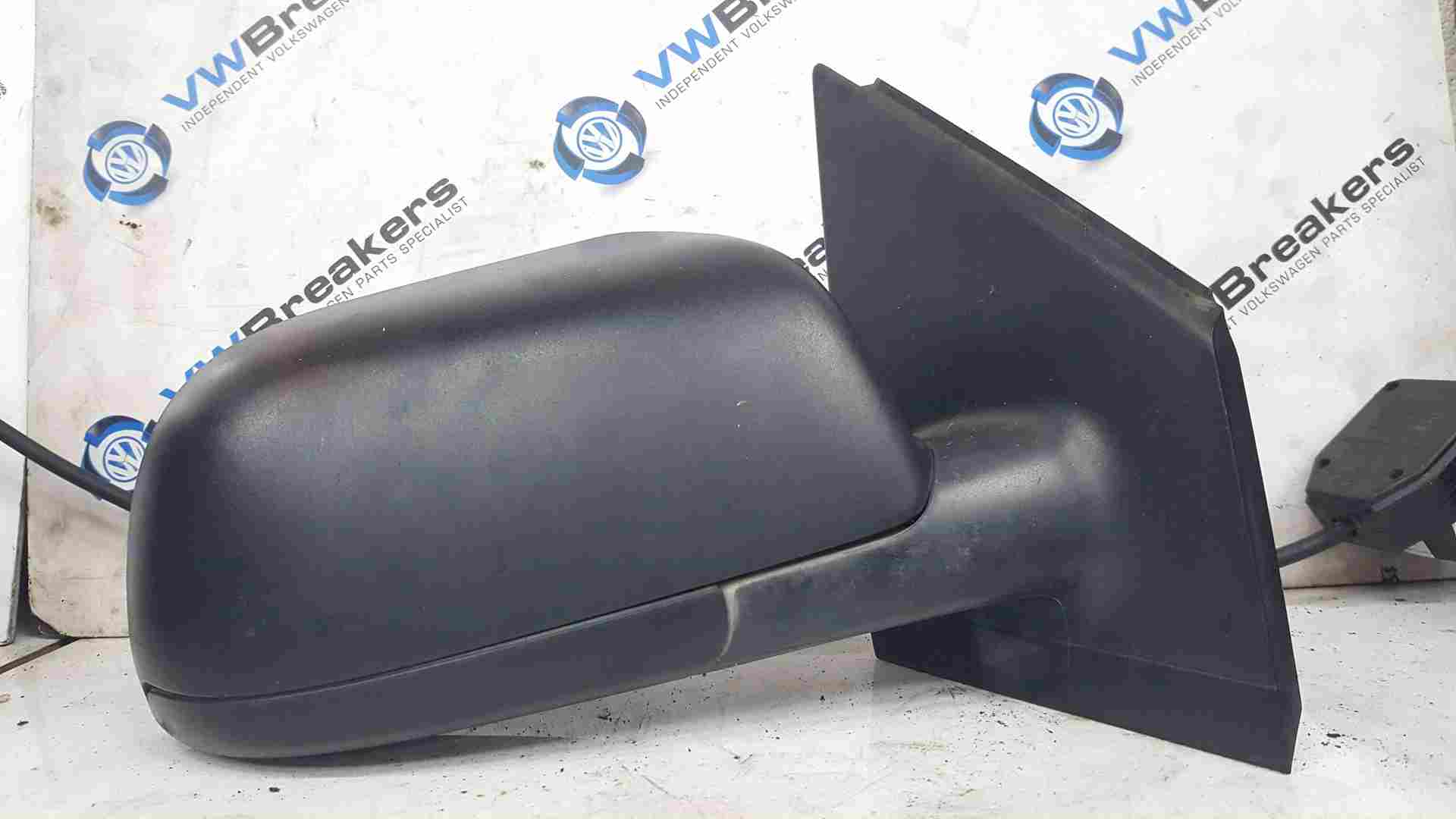 Volkswagen Polo 9N 2003-2006 Drivers Os OSF Wing Mirror Plain Black