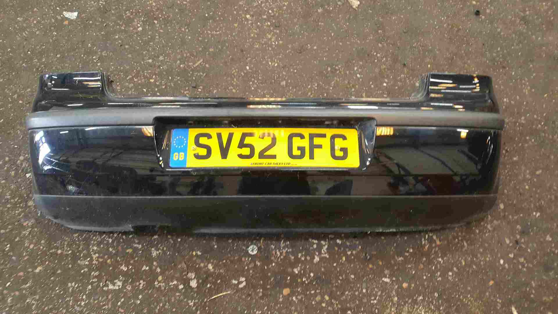 Volkswagen Polo 9N 2003-2006 Rear Bumper Black L041