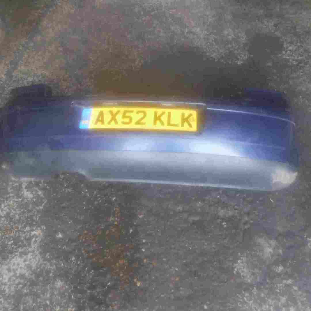 Volkswagen Polo 9N 2003-2006 Rear Bumper Blue LB5N