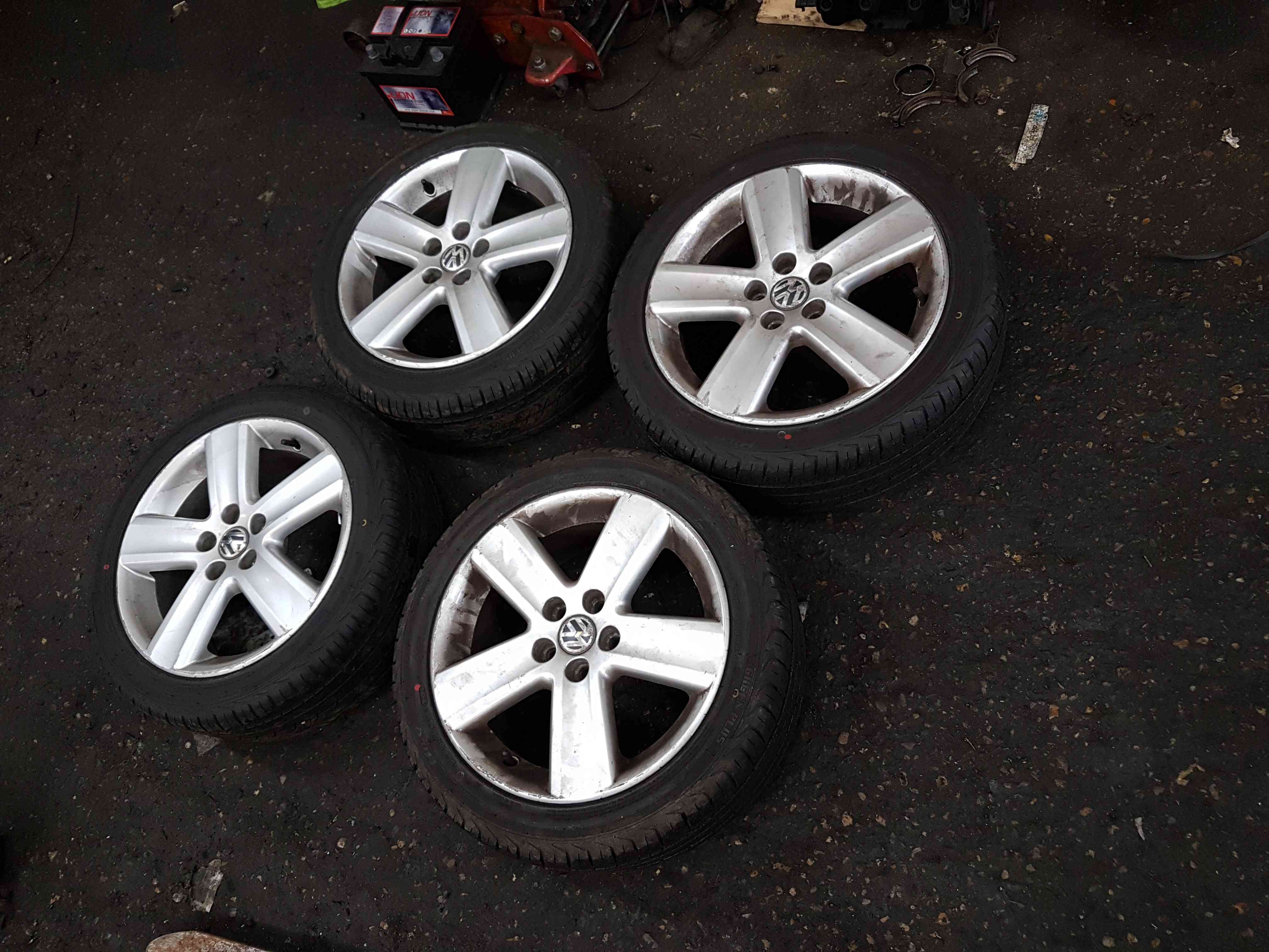 Volkswagen Polo 9N3 2006-2008 Alloy Wheels SET X4 16Inch 3/5