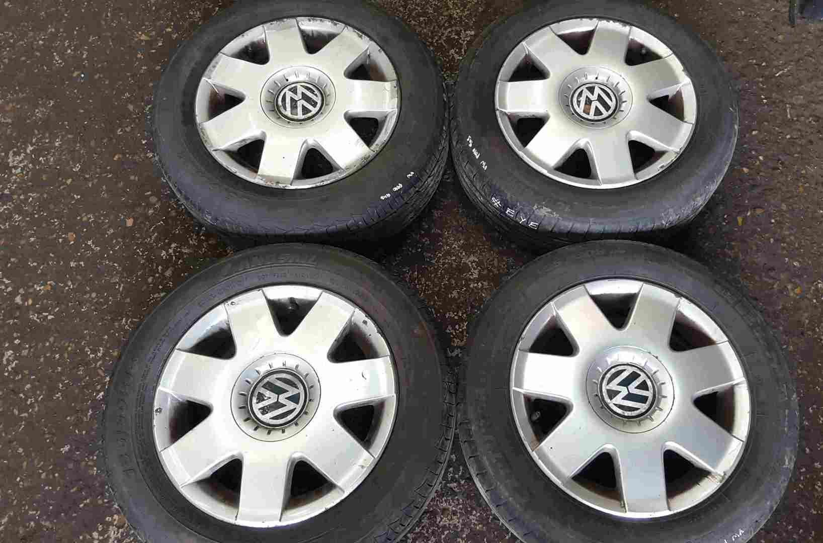 Volkswagen Polo 9N3 2006-2008 Alloy Wheels Set X4 14inch 6Q0601025K