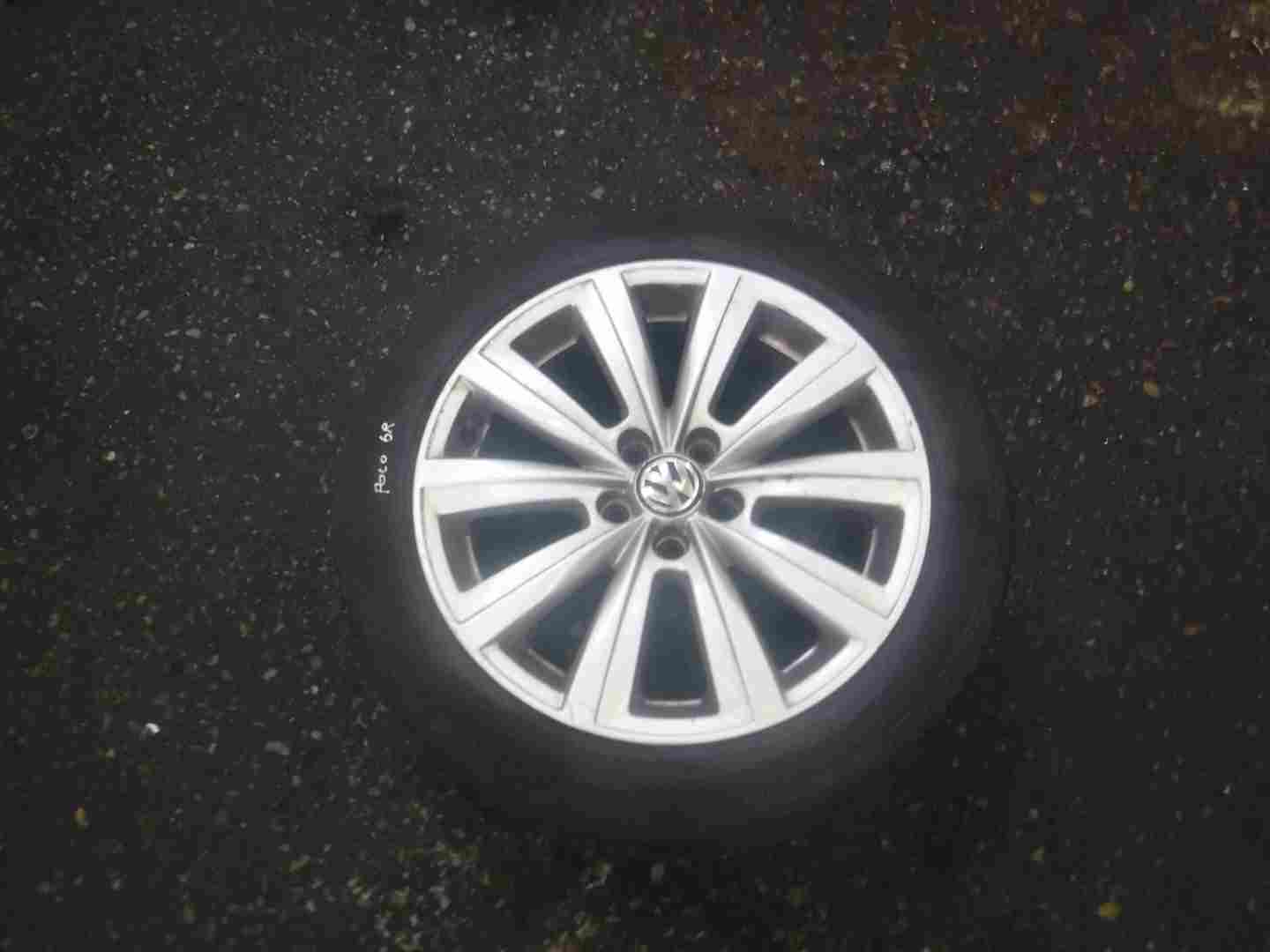 Volkswagen Polo 6R 2009-2014 Mistral Alloy Wheel   Tyre 215 45 16 6mm 6R0601025