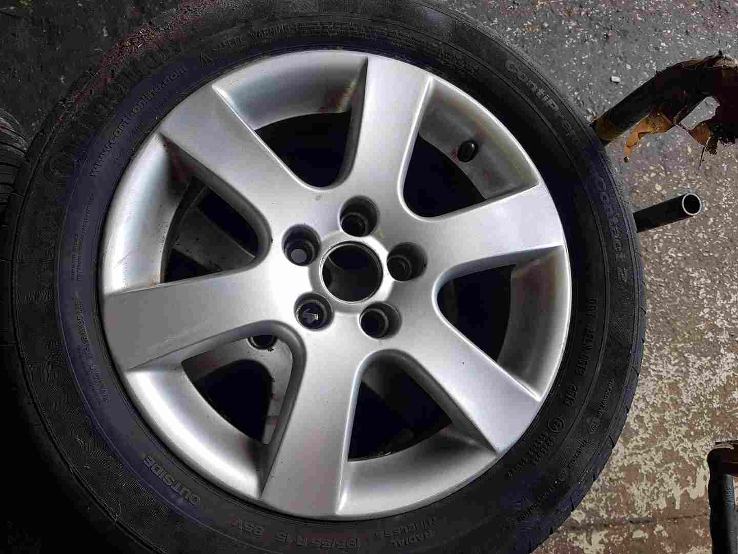 Volkswagen Polo 9N3 2006-2008 Borbet Alloy Wheel 15Inch 4/5