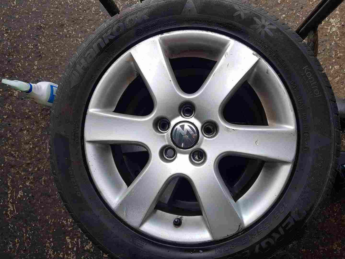 Volkswagen Polo 9N3 2006-2008 Borbet Alloy Wheel 15inch + 195 55 15 6mm 4/5