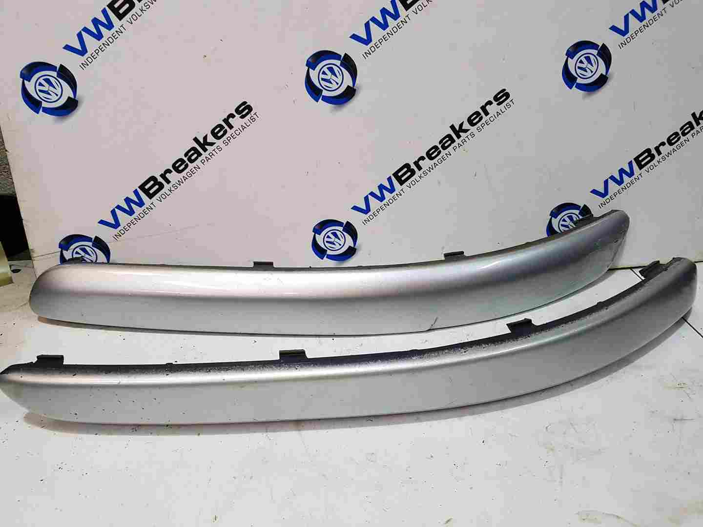 Volkswagen Polo 9N3 2006-2008 Bumper Trims Painted Silver 6Q0807717A
