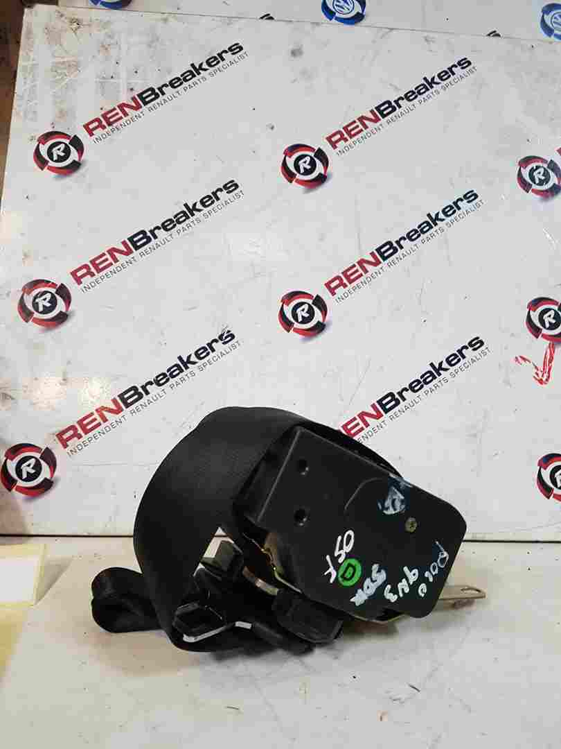 Volkswagen Polo 9N3 2006-2008 Drivers OSF Front Seat Belt 3Door