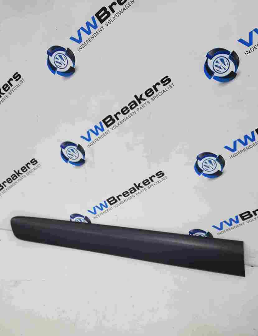 Volkswagen Polo 9N3 2006-2008 Drivers OSR Rear Door Moulding Trim 3DR Black