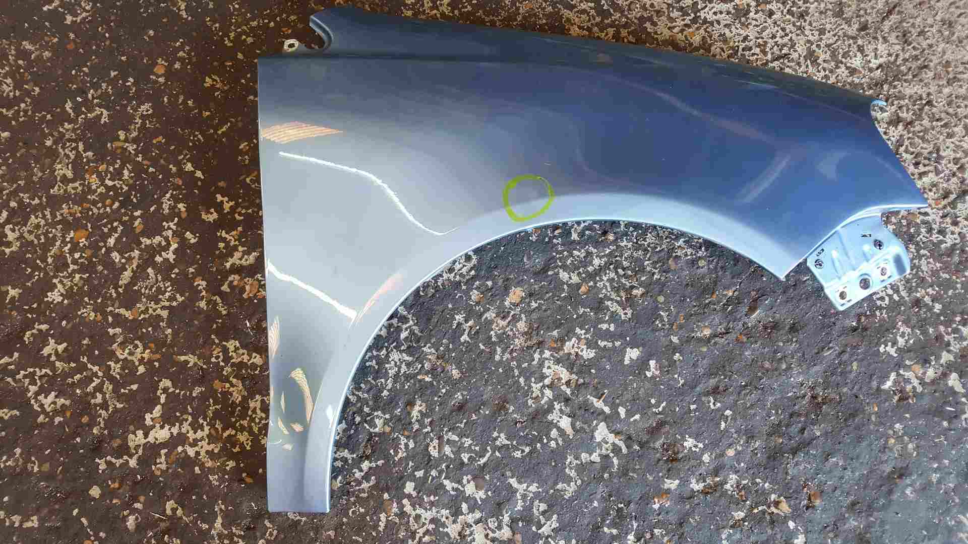 Volkswagen Polo 9N3 2006-2008 Drivers Os Wing Blue La5r Dent