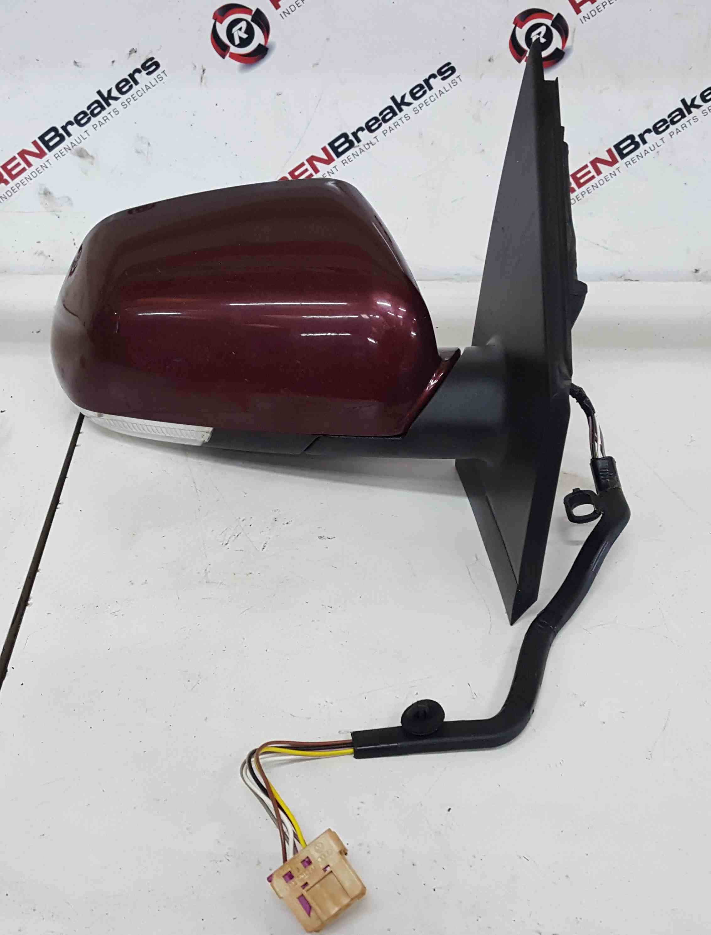 Volkswagen Polo 9N3 2006-2008 Drivers Os Wing Mirror Rosewood Lc3r