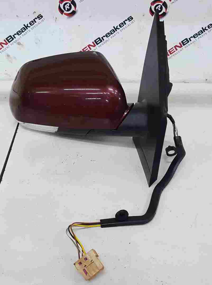Volkswagen Polo 9N3 2006-2008 Drivers Os Wing Mirror Rosewood Lc3r