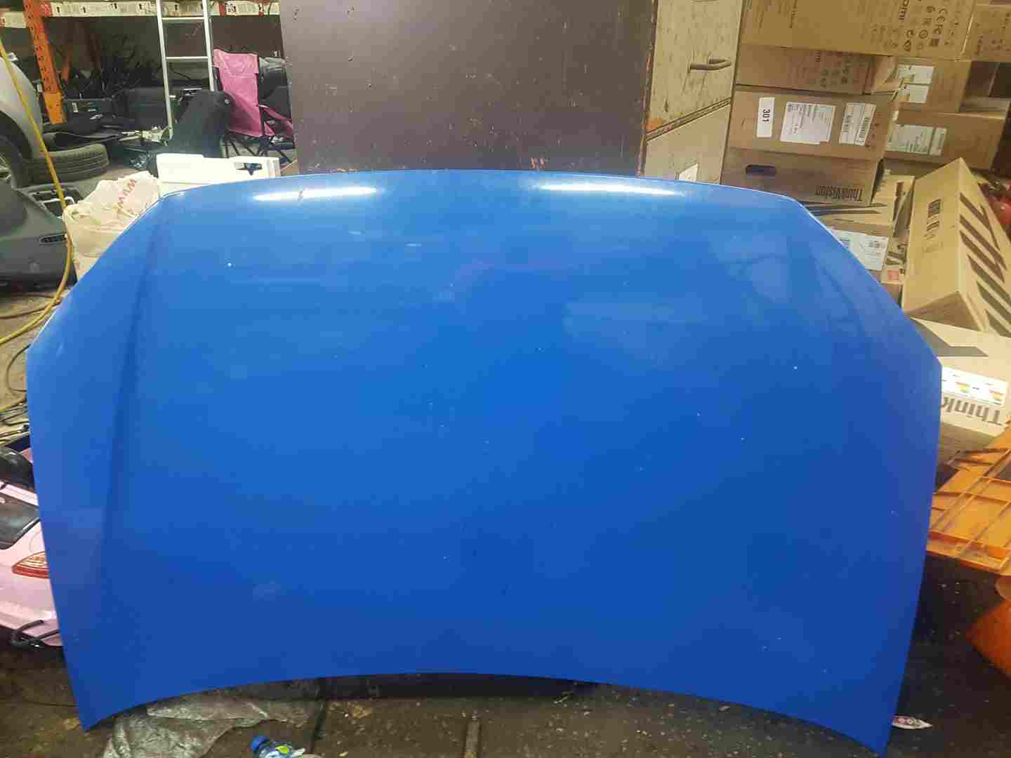Volkswagen Polo 9N3 2006-2008 Front Bonnet Blue La5f