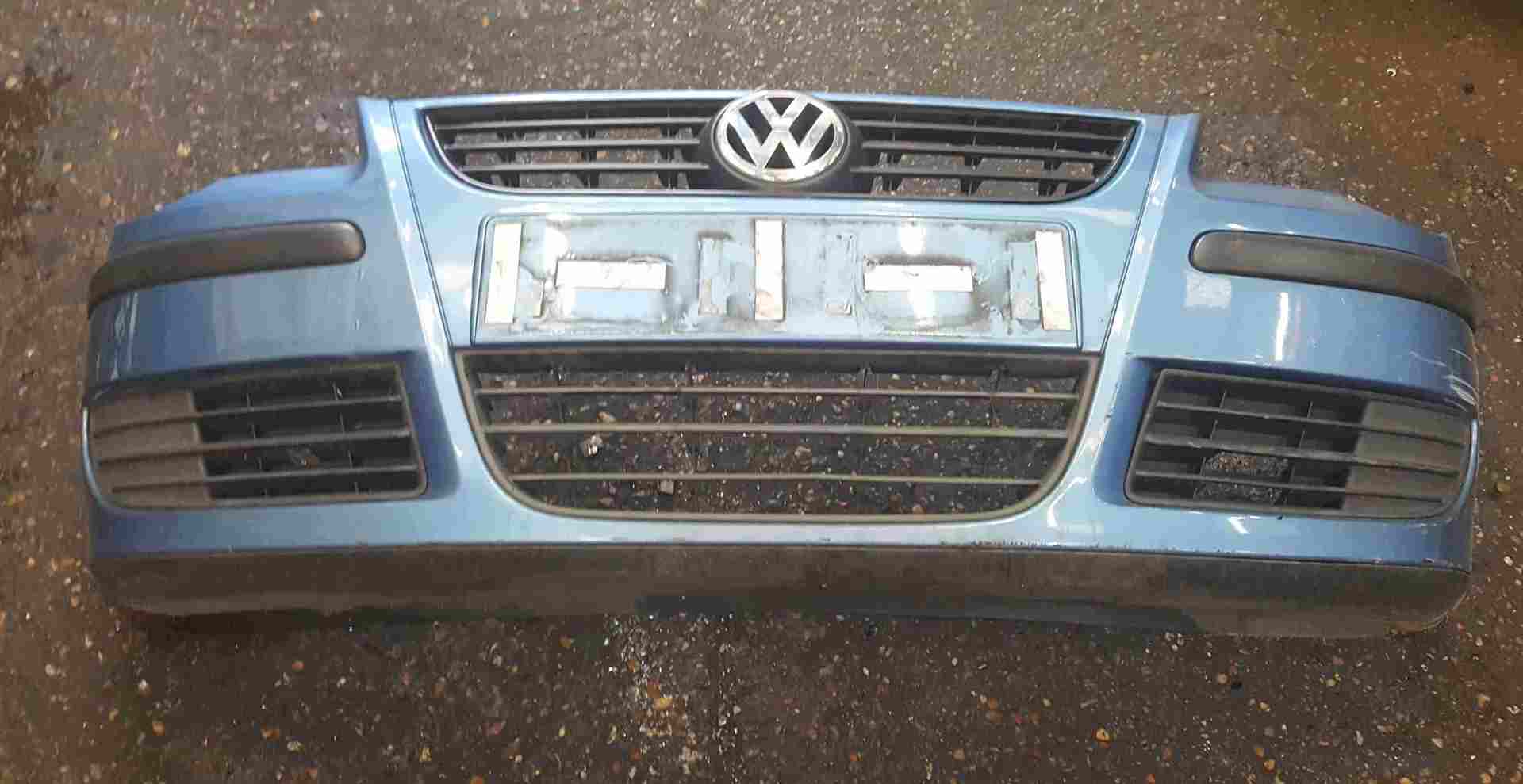 Volkswagen Polo 9N3 2006-2008 Front Bumper Blue LA5R