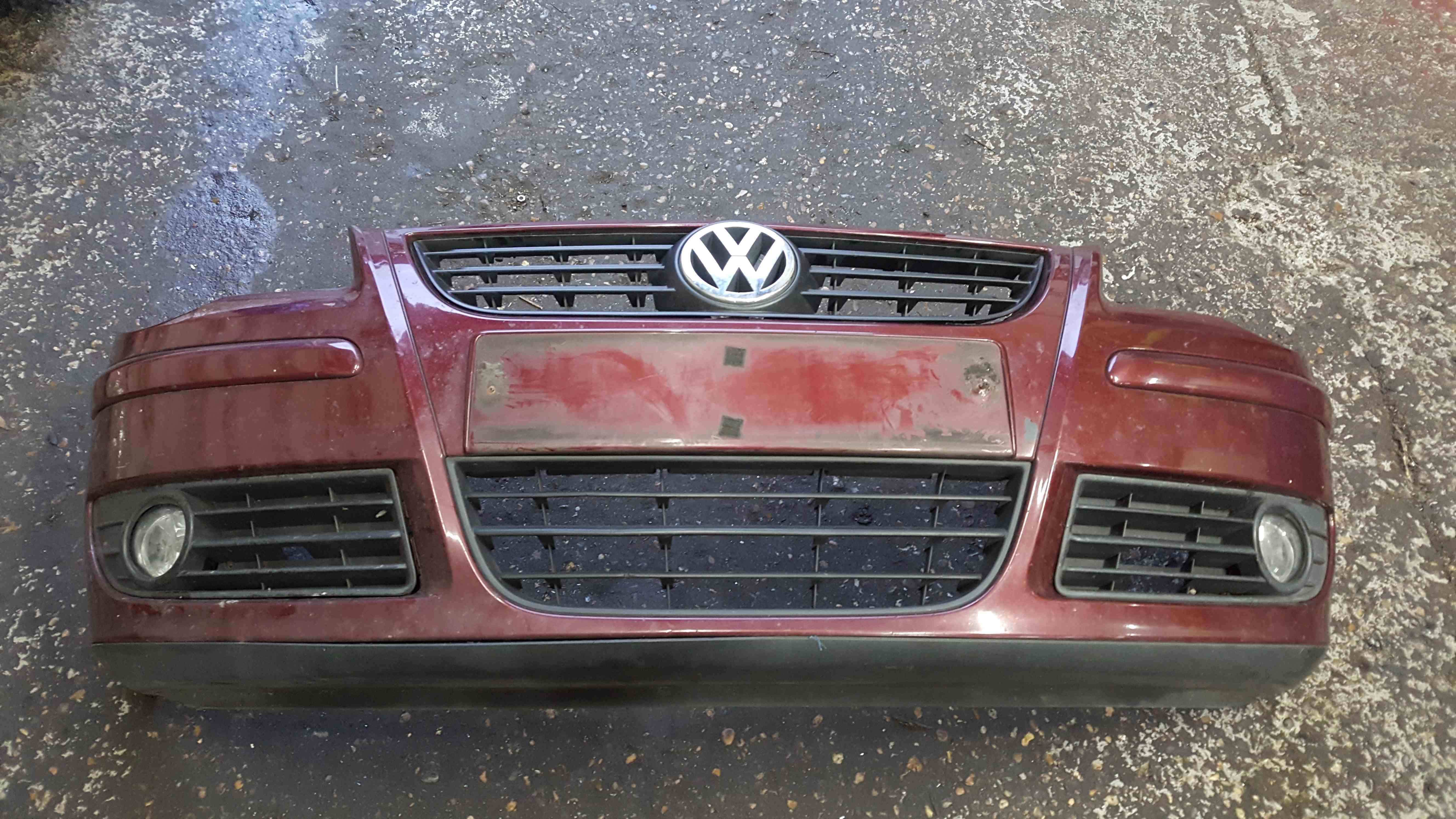 Volkswagen Polo 9N3 2006-2008 Front Bumper Rosewood Lc3r