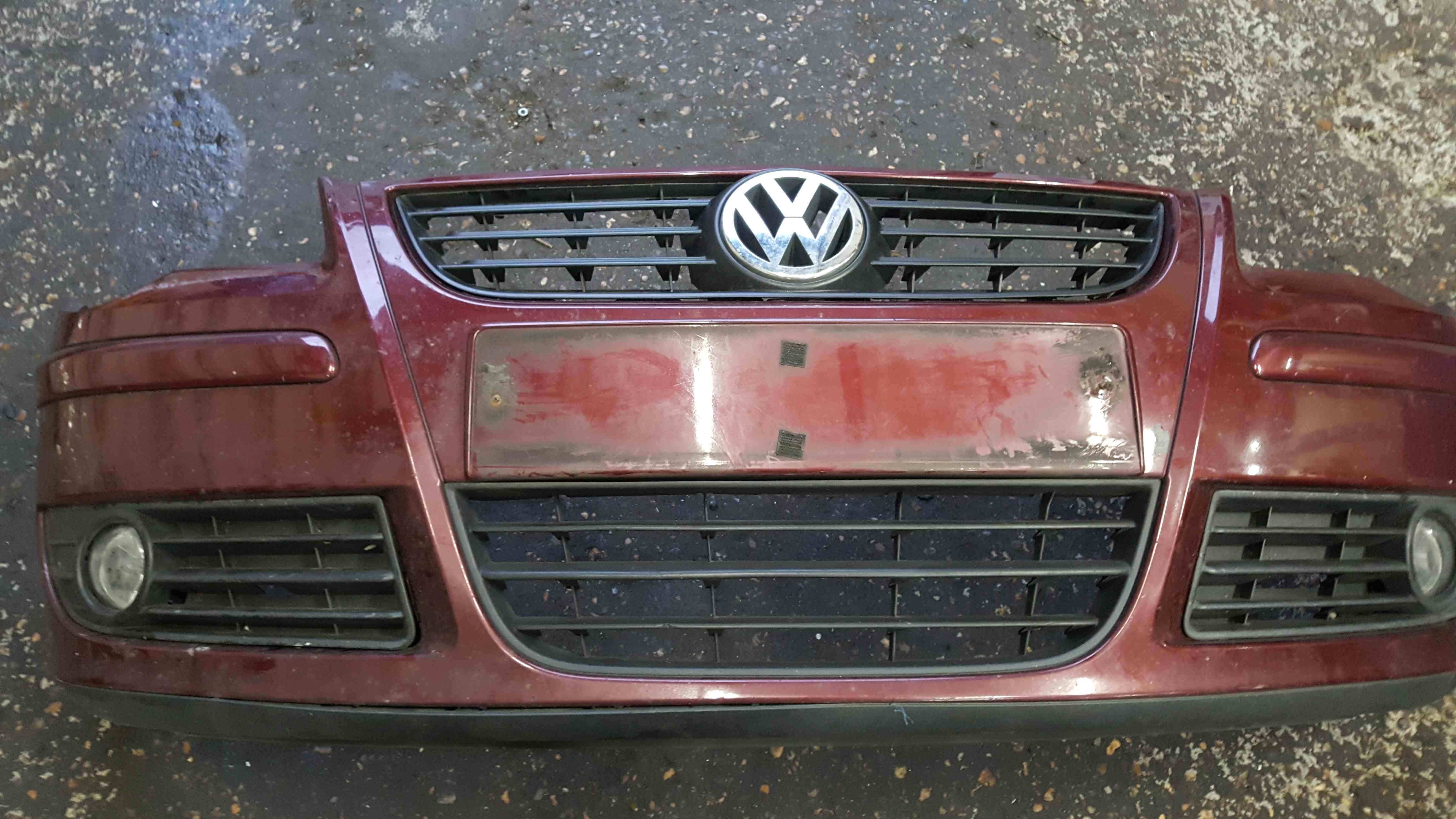 Volkswagen Polo 9N3 2006-2008 Front Bumper Rosewood Lc3r