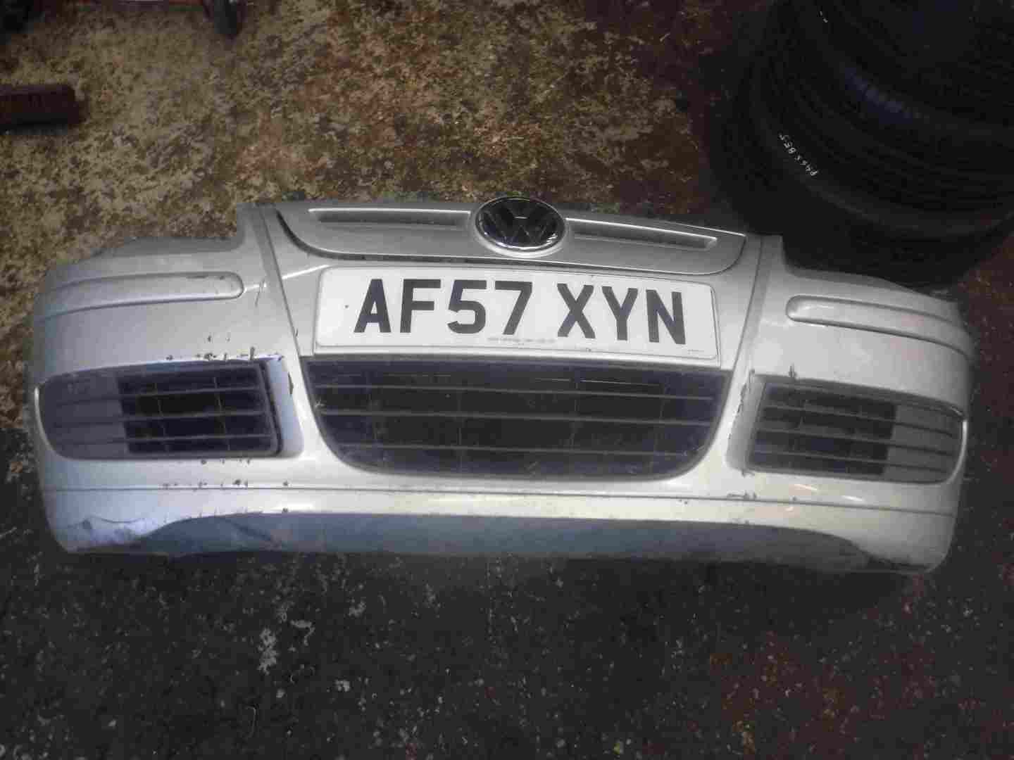 Volkswagen Polo 9N3 2006-2008 Front Bumper Silver LP7X CHEAP