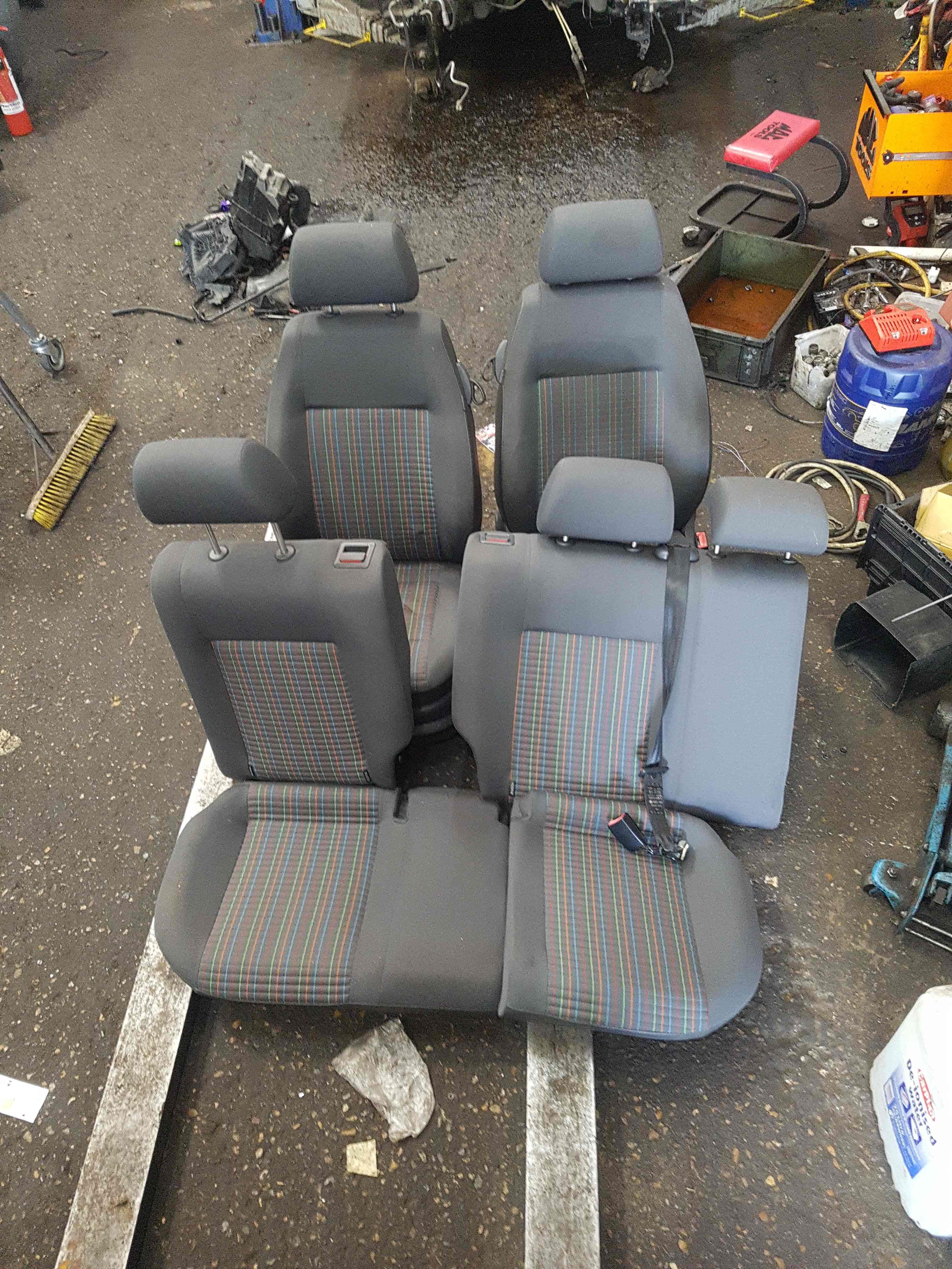 Volkswagen Polo 9N3 2006-2008 Front Rear Chair Set Seats 3door Interior