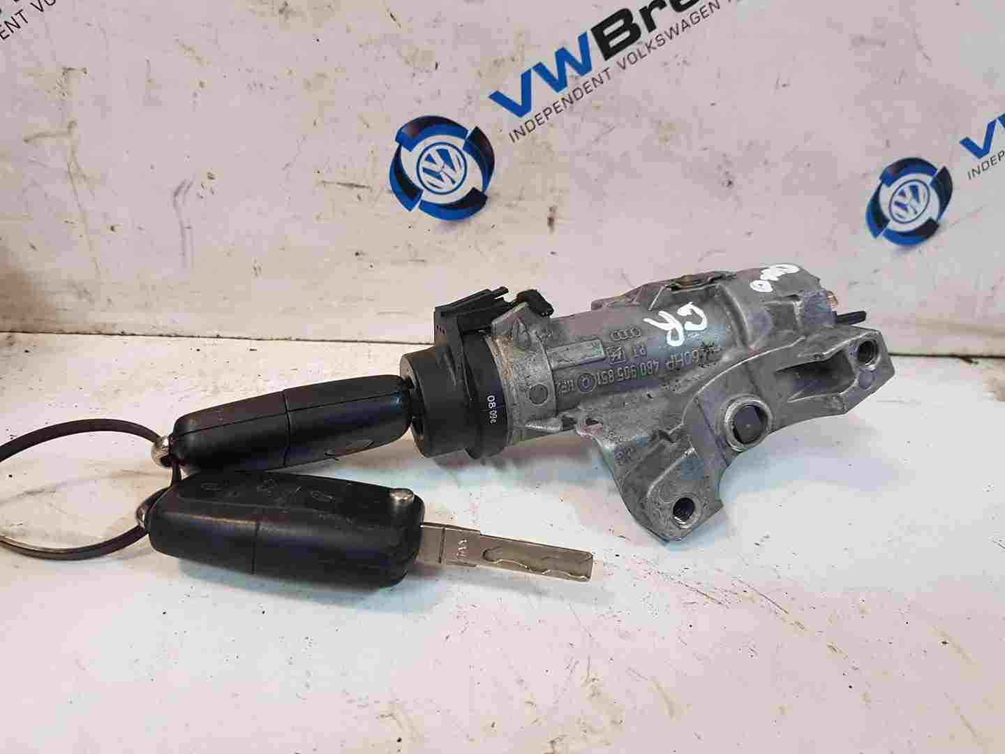 Volkswagen Polo 9N3 2006-2008 Ignition Barrel + 2 Keys 4B0905851q