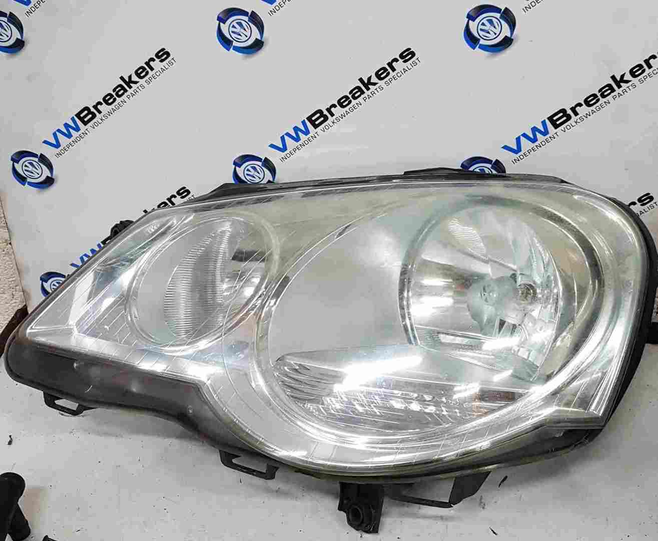 Volkswagen Polo 9N3 2006-2008 Passenger NSF Front Headlight 6Q2941007J