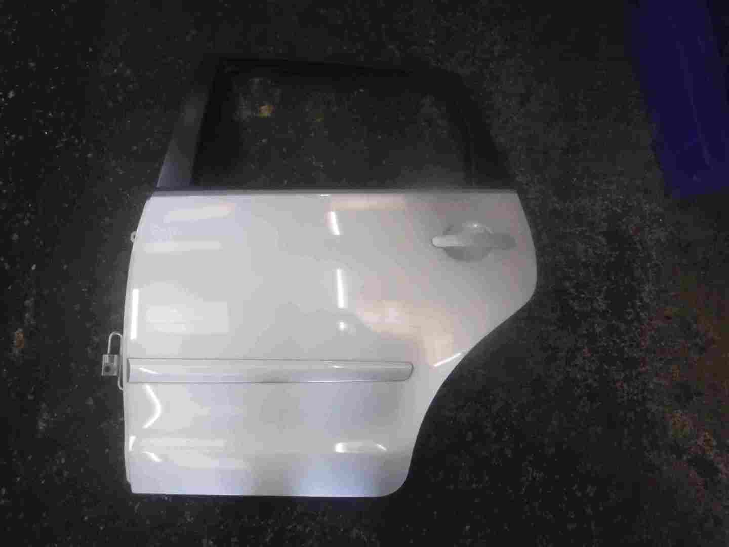 Volkswagen Polo 9N3 2006-2008 Passenger NSR Rear Door Silver LP7X