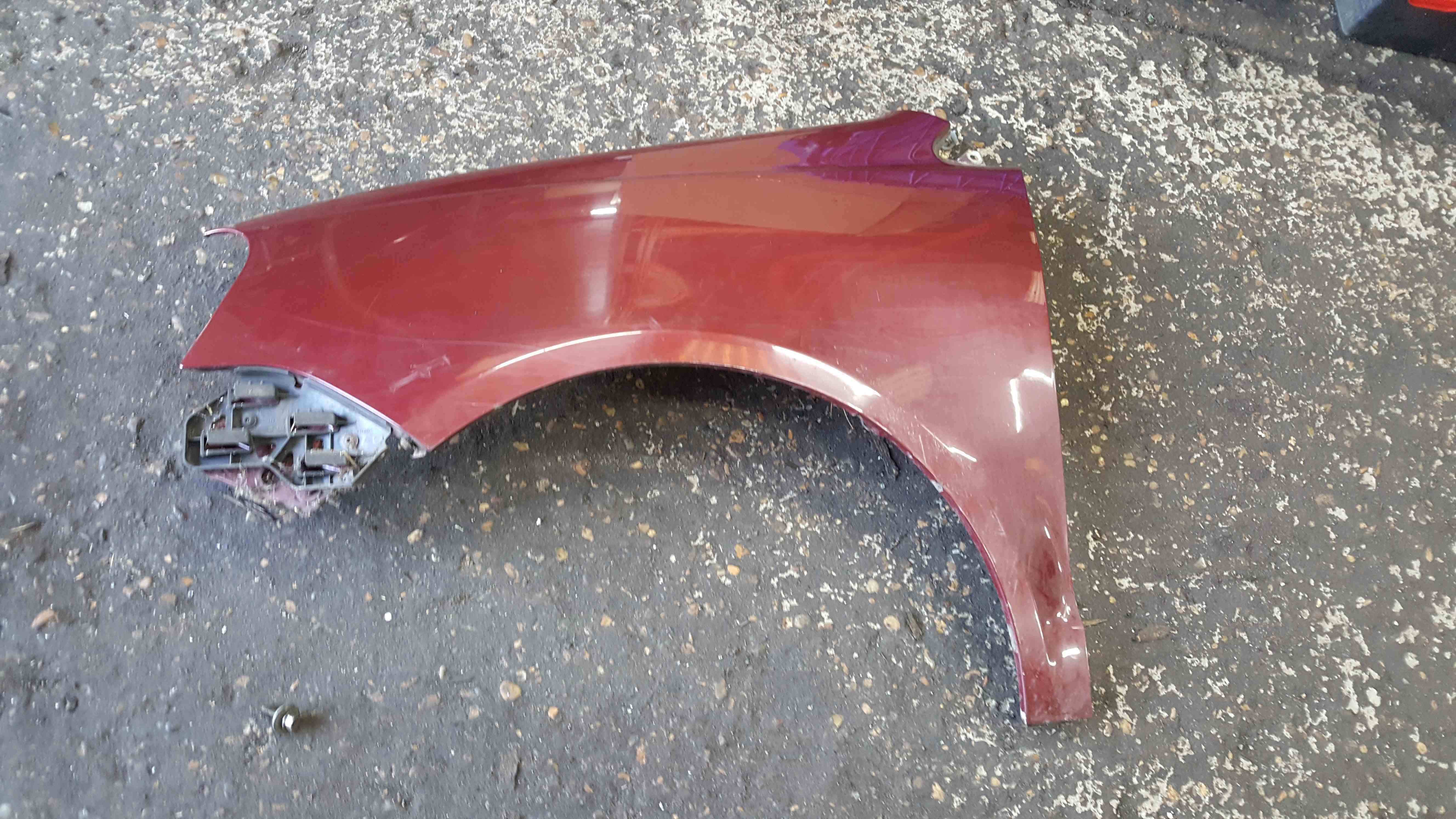 Volkswagen Polo 9N3 2006-2008 Passenger Ns Wing Rosewood Lc3r