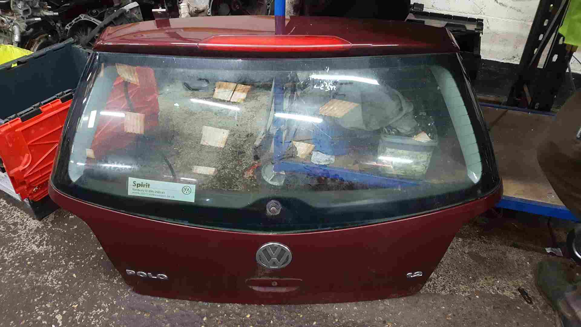 Volkswagen Polo 9N3 2006-2008 Rear Boot Tailgate Rosewood Lc3r