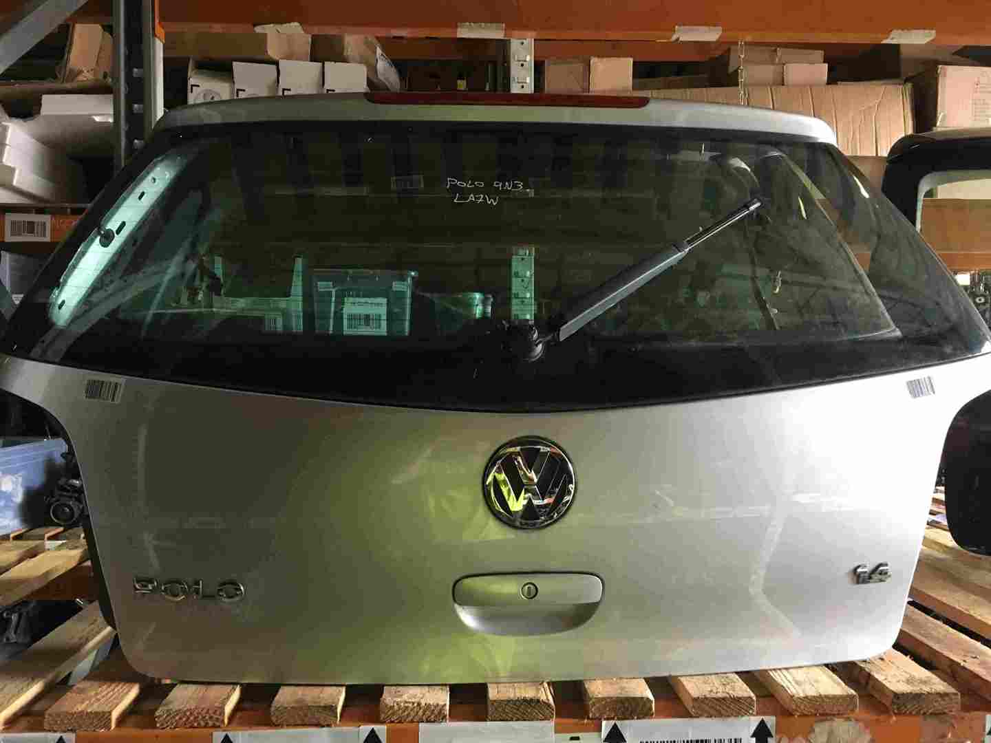 Volkswagen Polo 9N3 2006-2008 Rear Boot Tailgate Silver LA7W