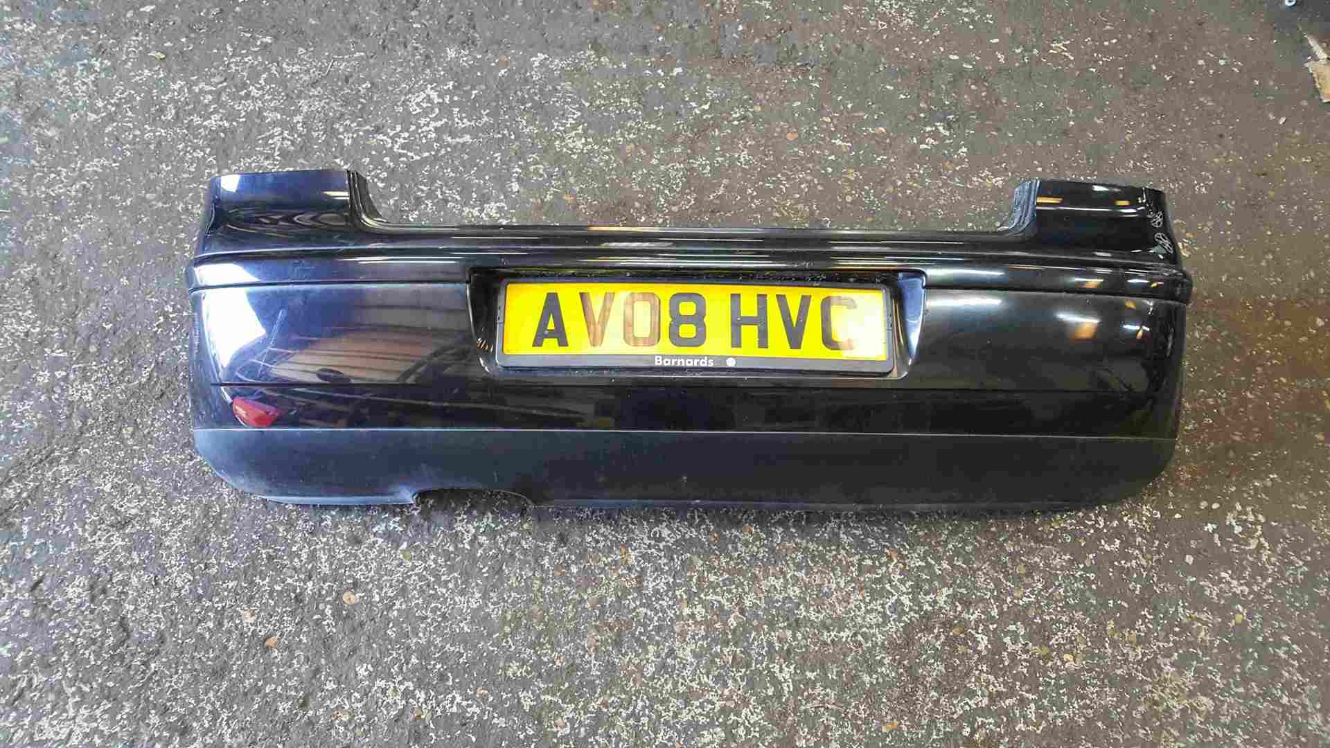 Volkswagen Polo 9N3 2006-2008 Rear Bumper Black LC9Z