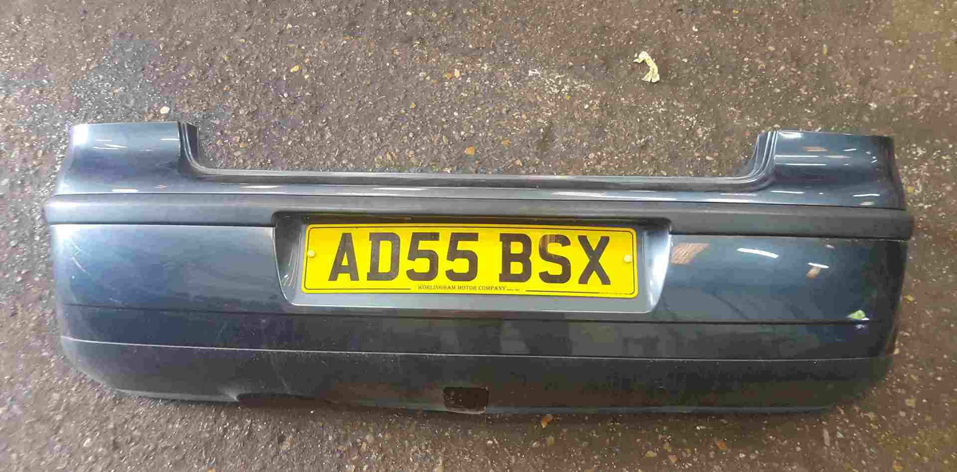 Volkswagen Polo 9N3 2006-2008 Rear Bumper Blue Grey LC7V