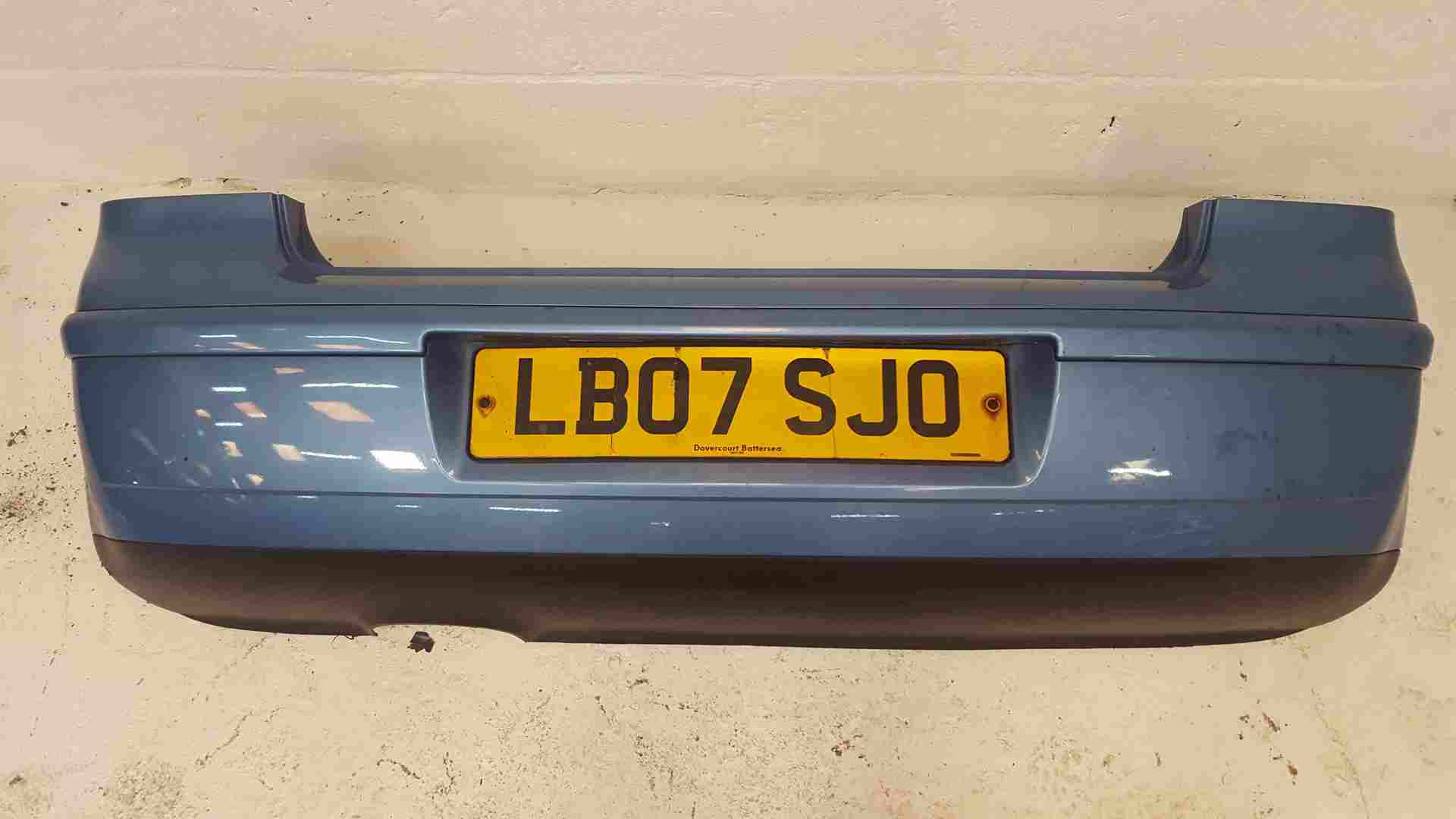 Volkswagen Polo 9N3 2006-2008 Rear Bumper Blue La5r 