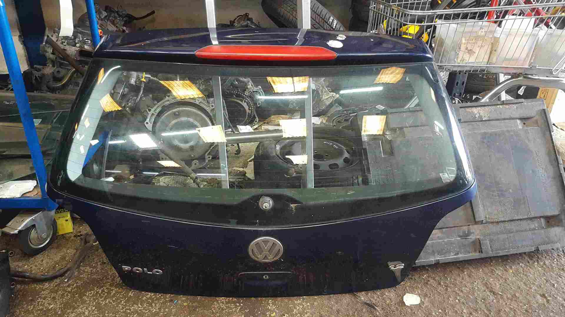 Volkswagen Polo 9N3 2006-2008 Rear Tailgate Boot Blue LD5Q