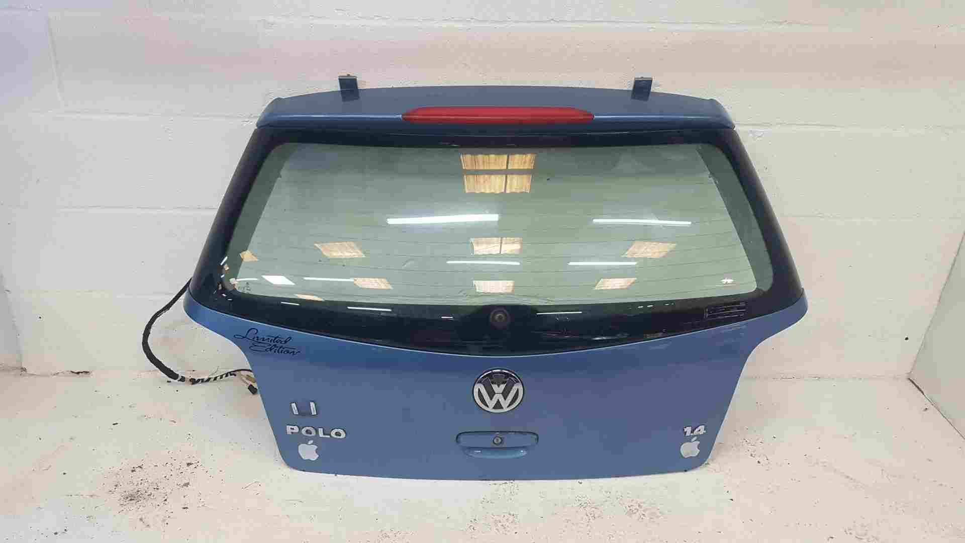 Volkswagen Polo 9N3 2006-2008 Rear Tailgate Boot Blue La5r