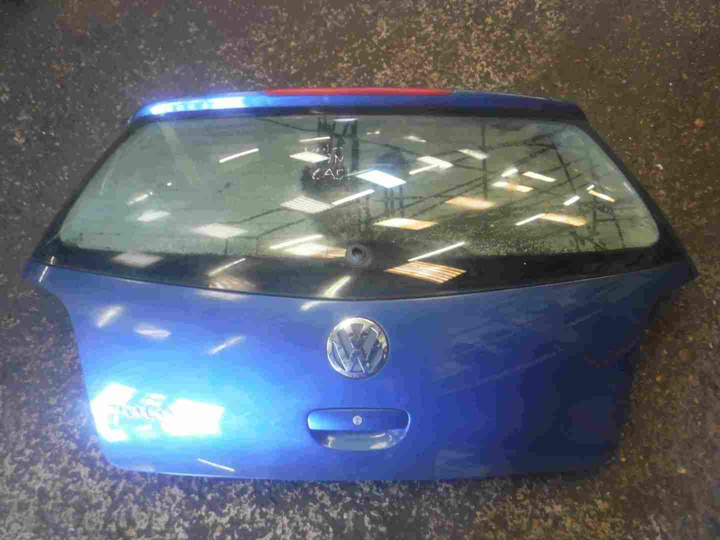 Volkswagen Polo 9N3 2006-2009 Rear Tailgate Boot Blue LA5K