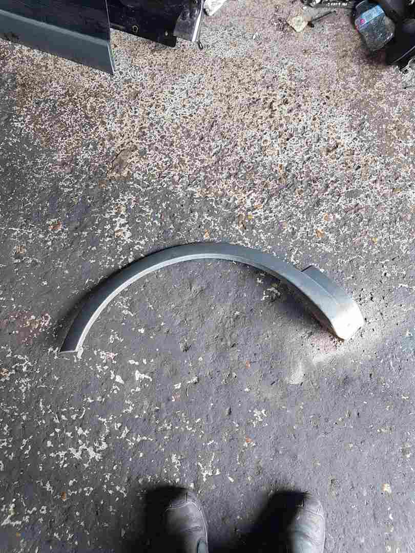 Volkswagen Polo 9N3 Cross Dune 2006-2008 Passenger NSF Wheel Arch Trim Plastic